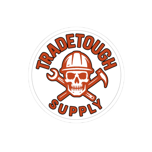 TradeTough Supply Logo Sticker – Durable Vinyl Decal for Toolboxes, Hardhats, and More