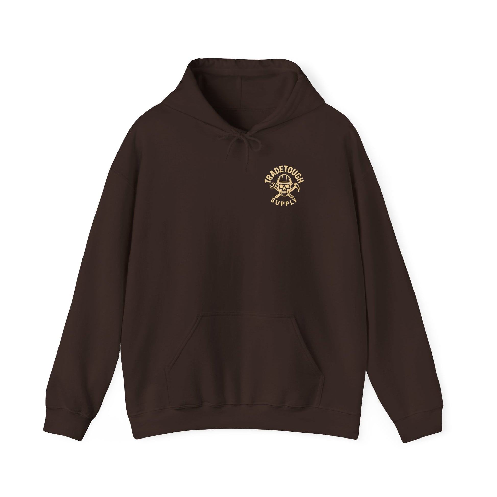Unisex hoodie for welders – heavy-duty fleece with TradeTough branding

