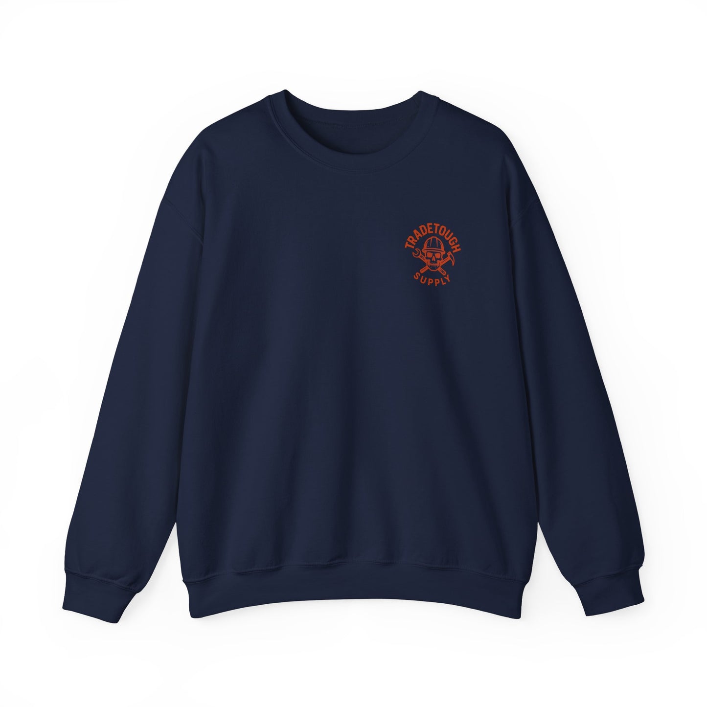 Scaffolder graphic crewneck – no hood for jobsite compliance

