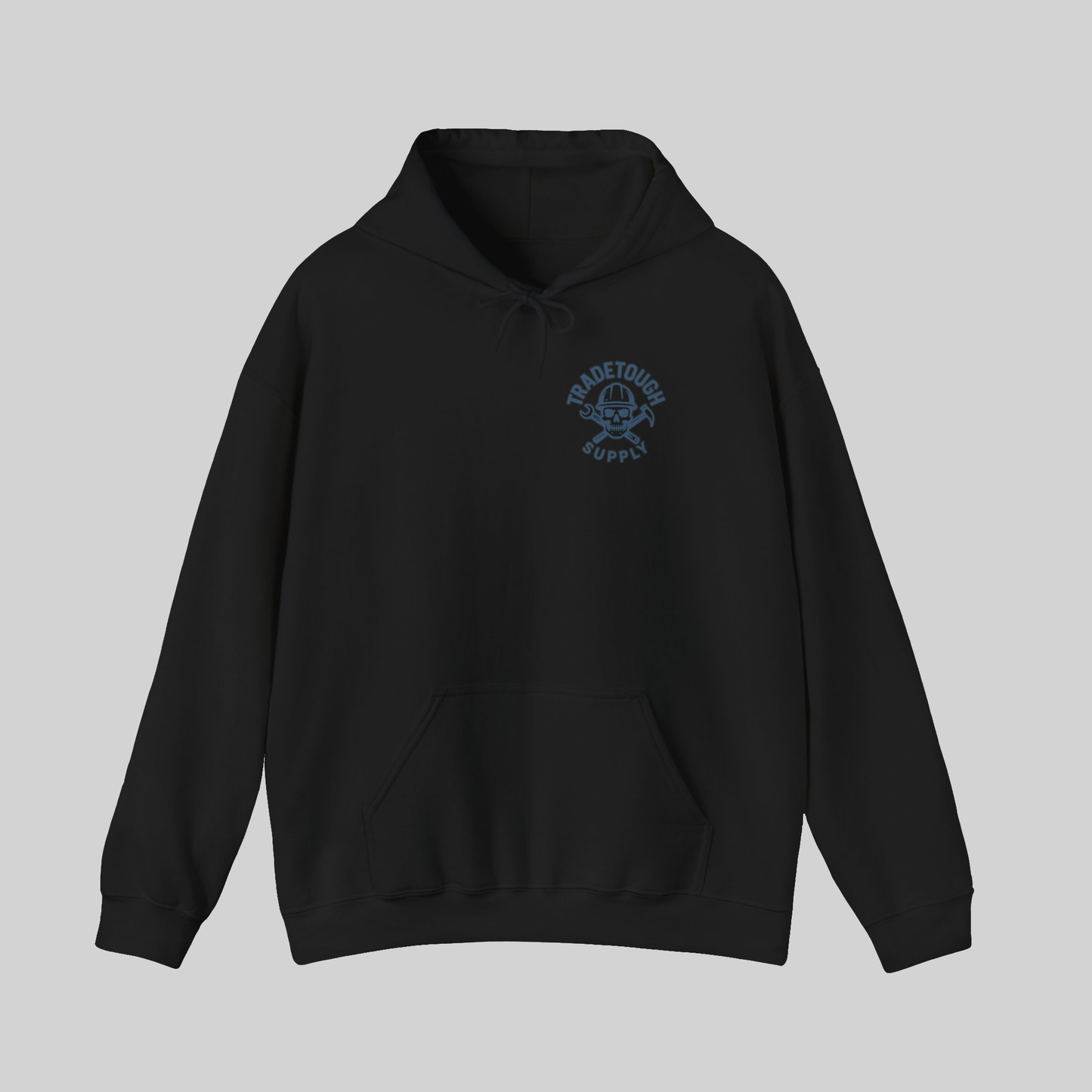 Industrial Insulator Hoodie – Gritty Skeleton Wrapping Pipe Graphic – TradeTough Workwear