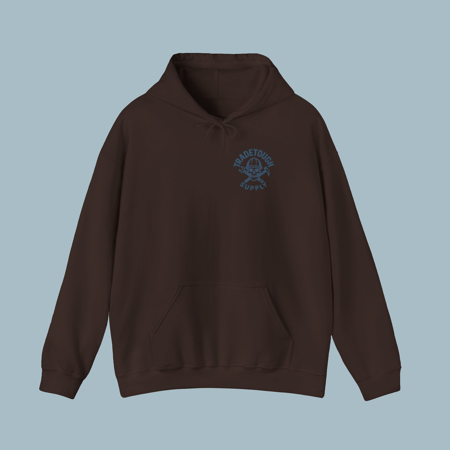 Industrial Insulator Hoodie – Gritty Skeleton Wrapping Pipe Graphic – TradeTough Workwear